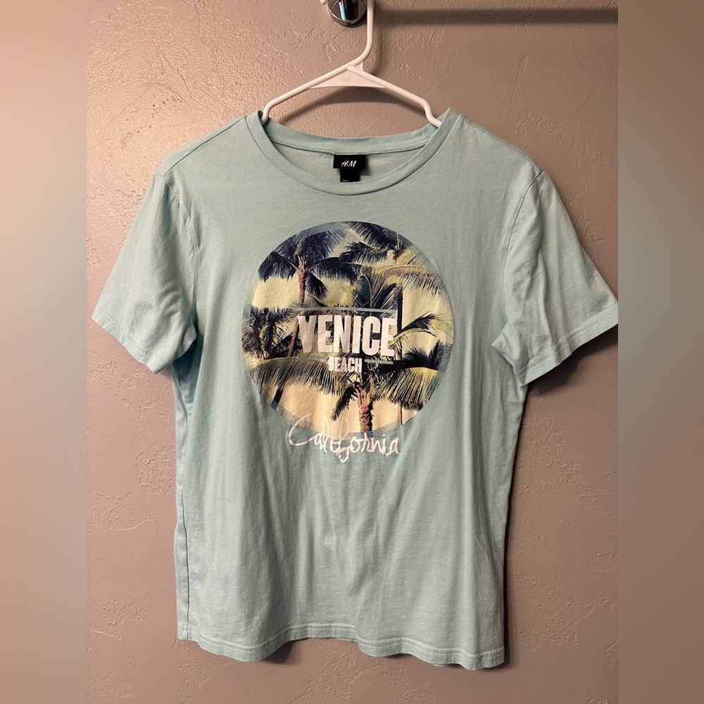 H&M Men’s Small T-Shirt Light Blue